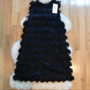 ❤️NWT!!❤️Zara fringed sleeveless mini dress!
